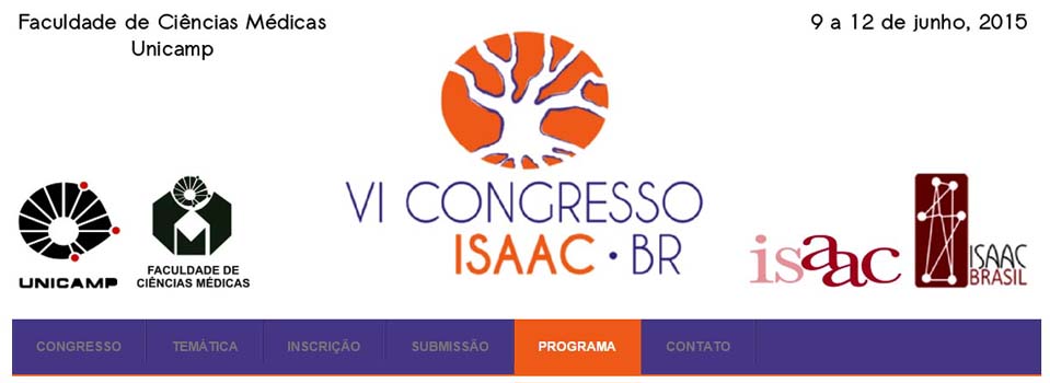 VI CONGRESSO BRASILEIRO DE COMUNICAO ALTERNATIVA - UNICAMP - de 9 a 12 de junho de 2015